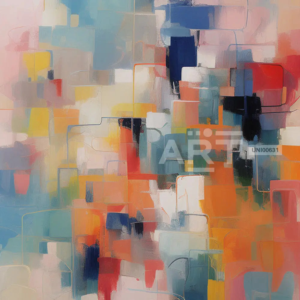 Abstract Mosaic: Harmony In Colors