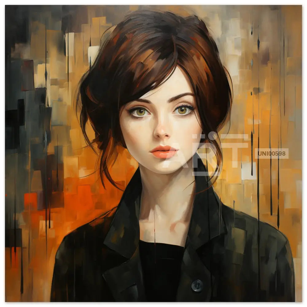 Essence Of Elegance: A Modern Mona Lisa Portrait
