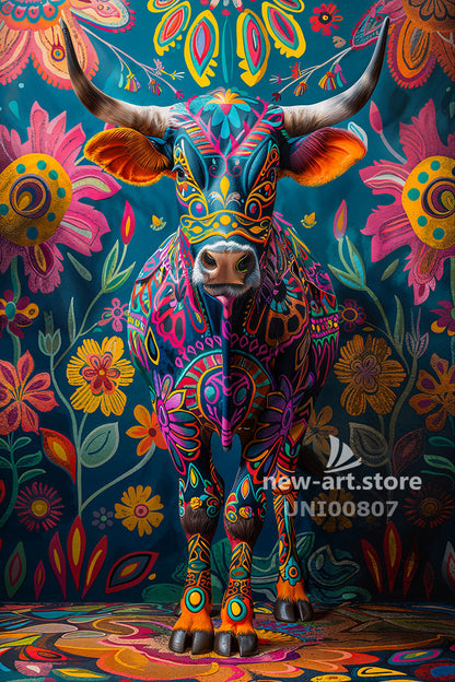 Vibrant Cow Fantasy