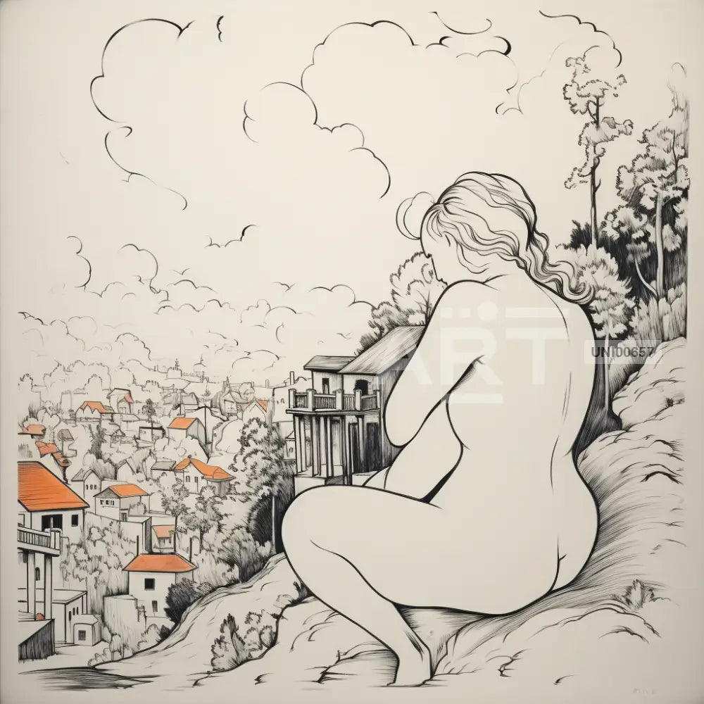 Contemplation Above The Town