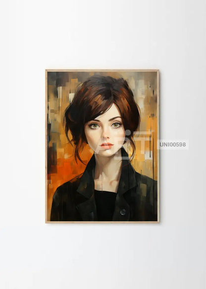 Essence Of Elegance: A Modern Mona Lisa Portrait