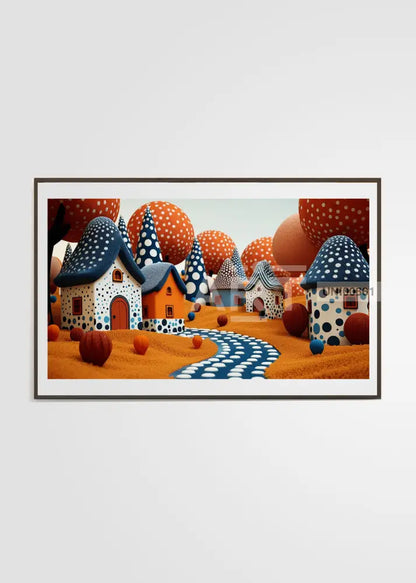 Polka-Dotted Dreamscape Landscape