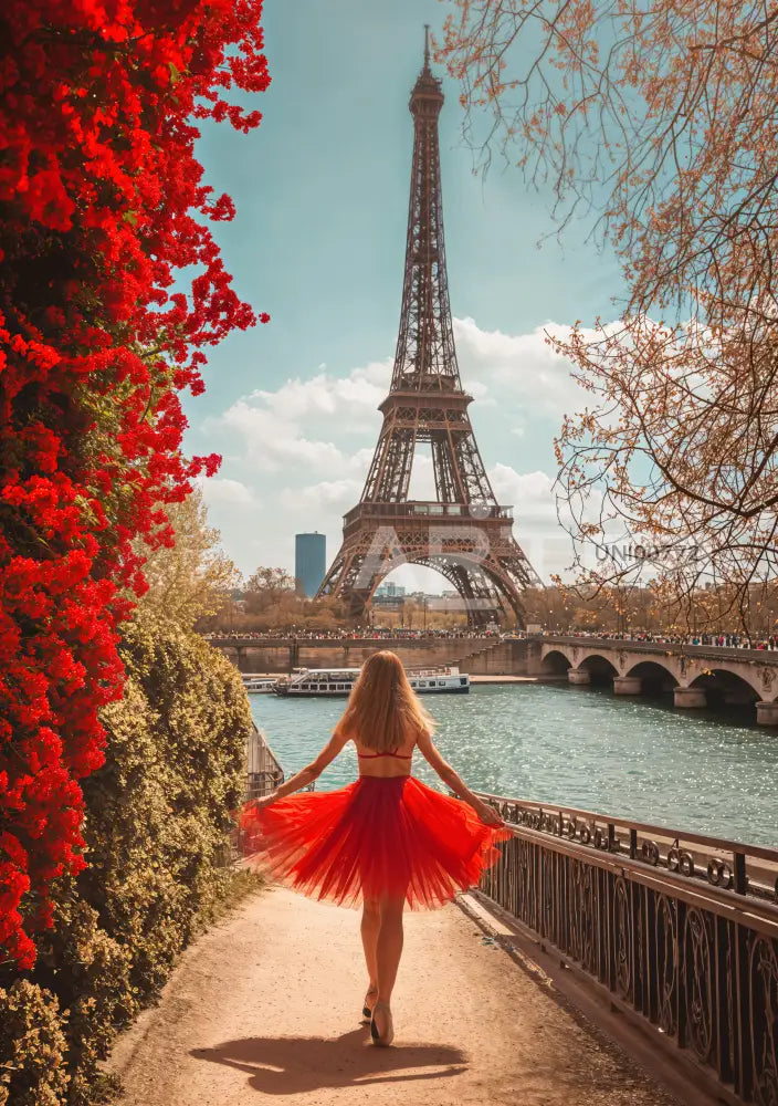 Rouge Reverie By The Seine