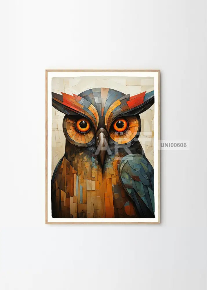 The Owl’s Enigmatic Vision Portrait